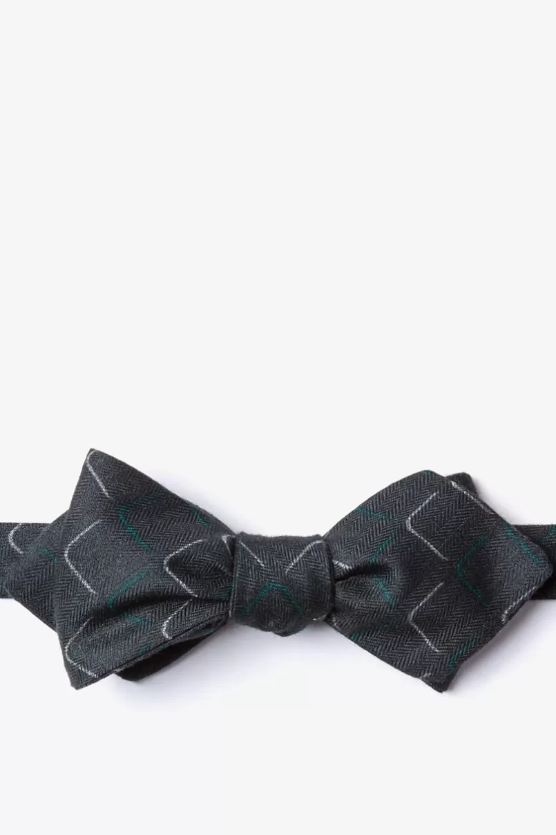 Ties Mesa Diamond Tip Bow Tie Green Flash Sale