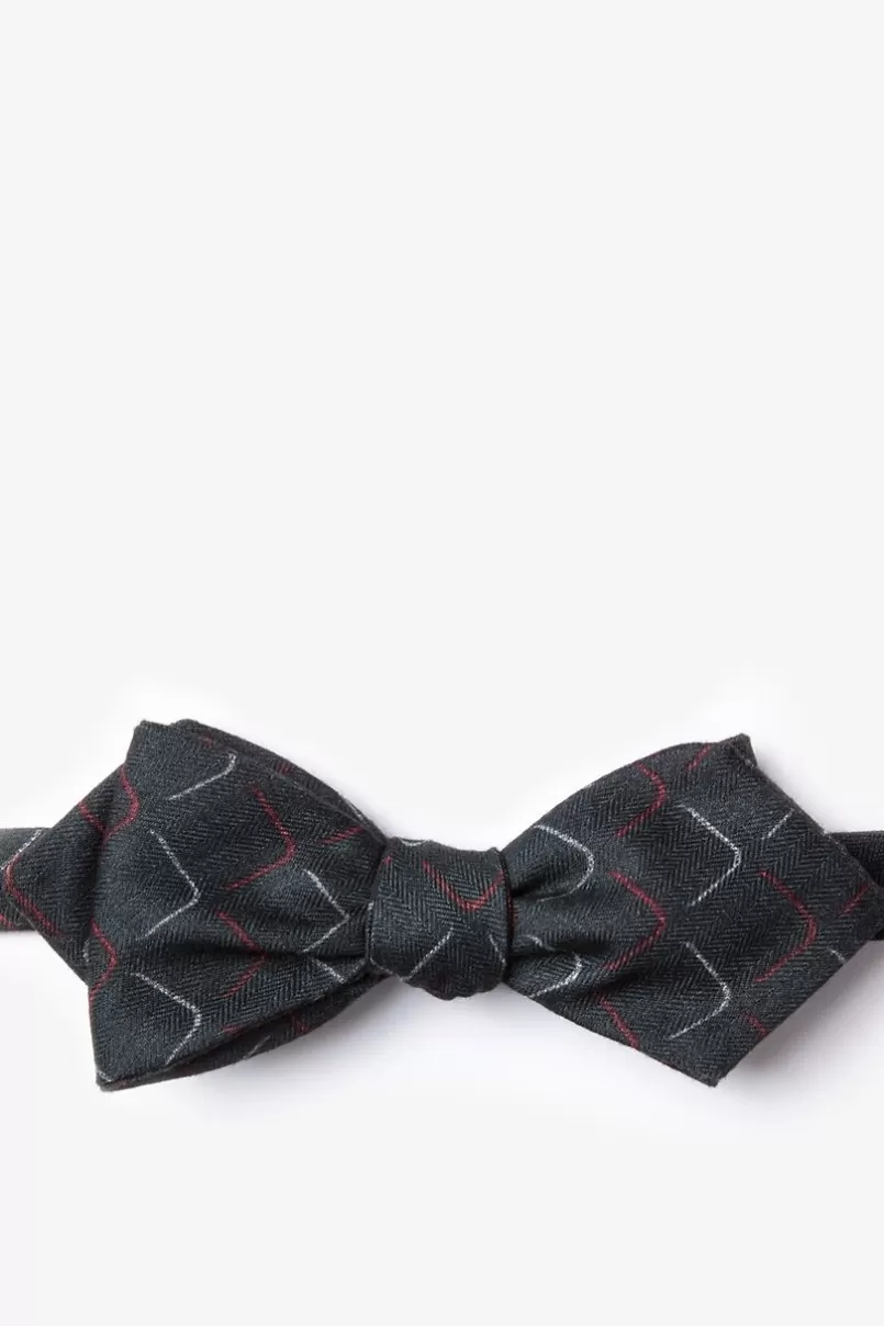 Ties Mesa Diamond Tip Bow Tie Red Cheap