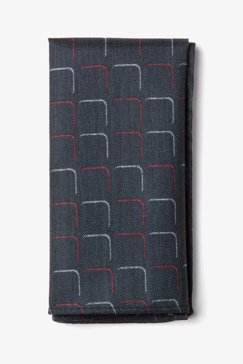 Ties Mesa Pocket Square Red Store