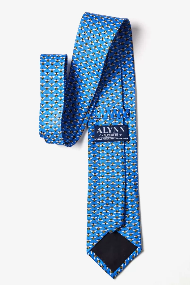 Ties Micro Bees Tie Blue Best