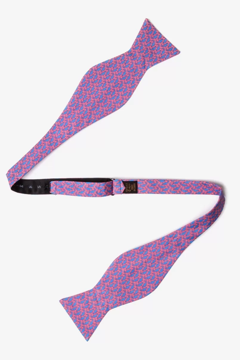 Ties Micro Sharks Self-Tie Bow Tie Pink Best