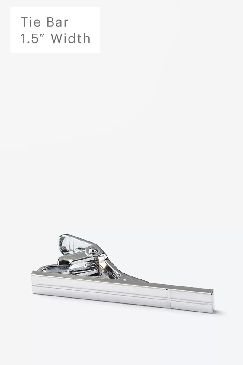 Ties Milo Silver Tie Bar Cheap