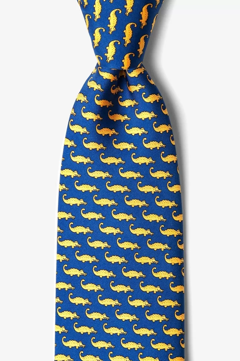 Ties Mini Alligators Tie Blue Best Sale