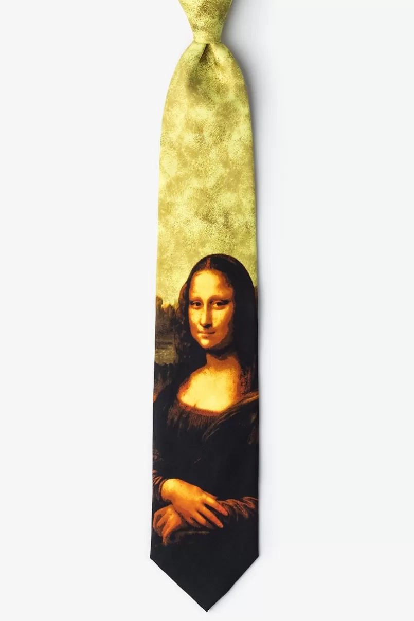 Ties Mona Lisa Yellow Tie Best