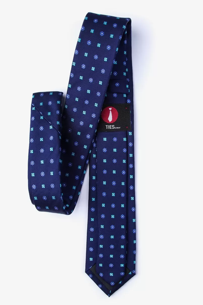 Ties Monkey Navy Blue Skinny Tie NavyBlue Shop