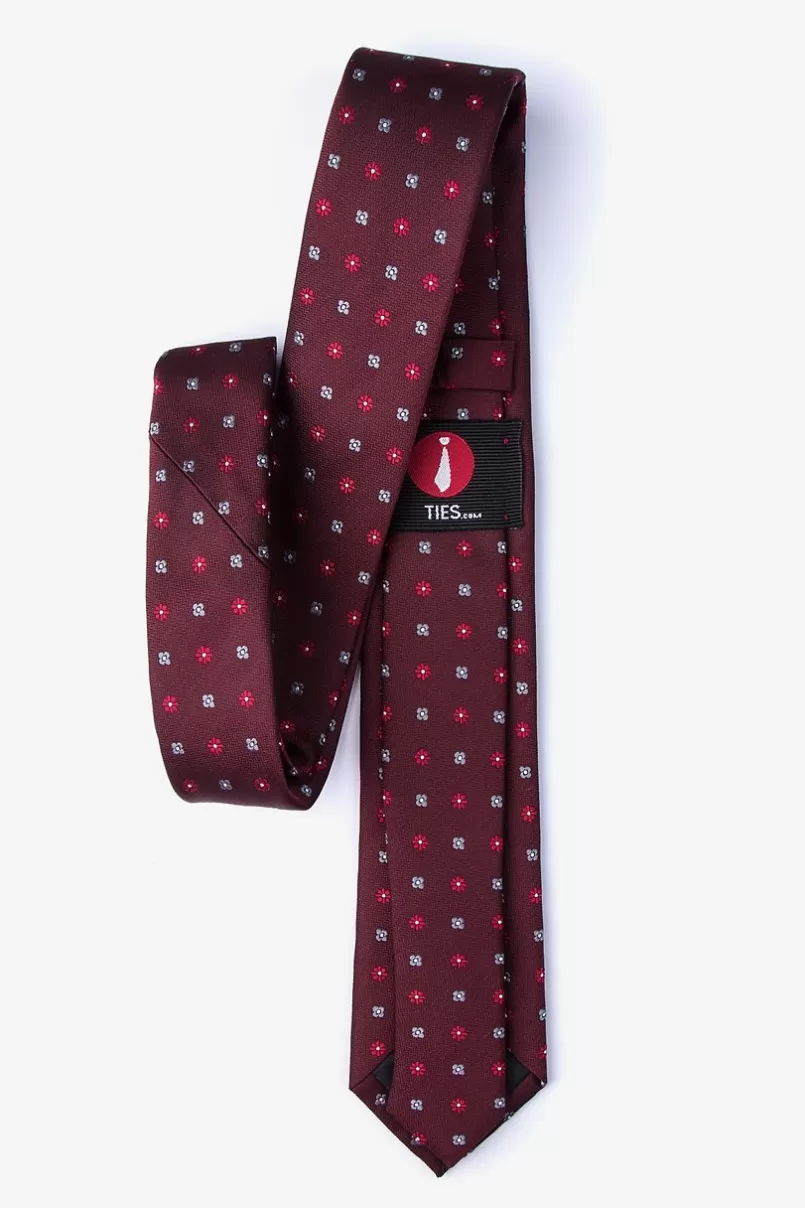 Ties Monkey Skinny Tie Red Shop