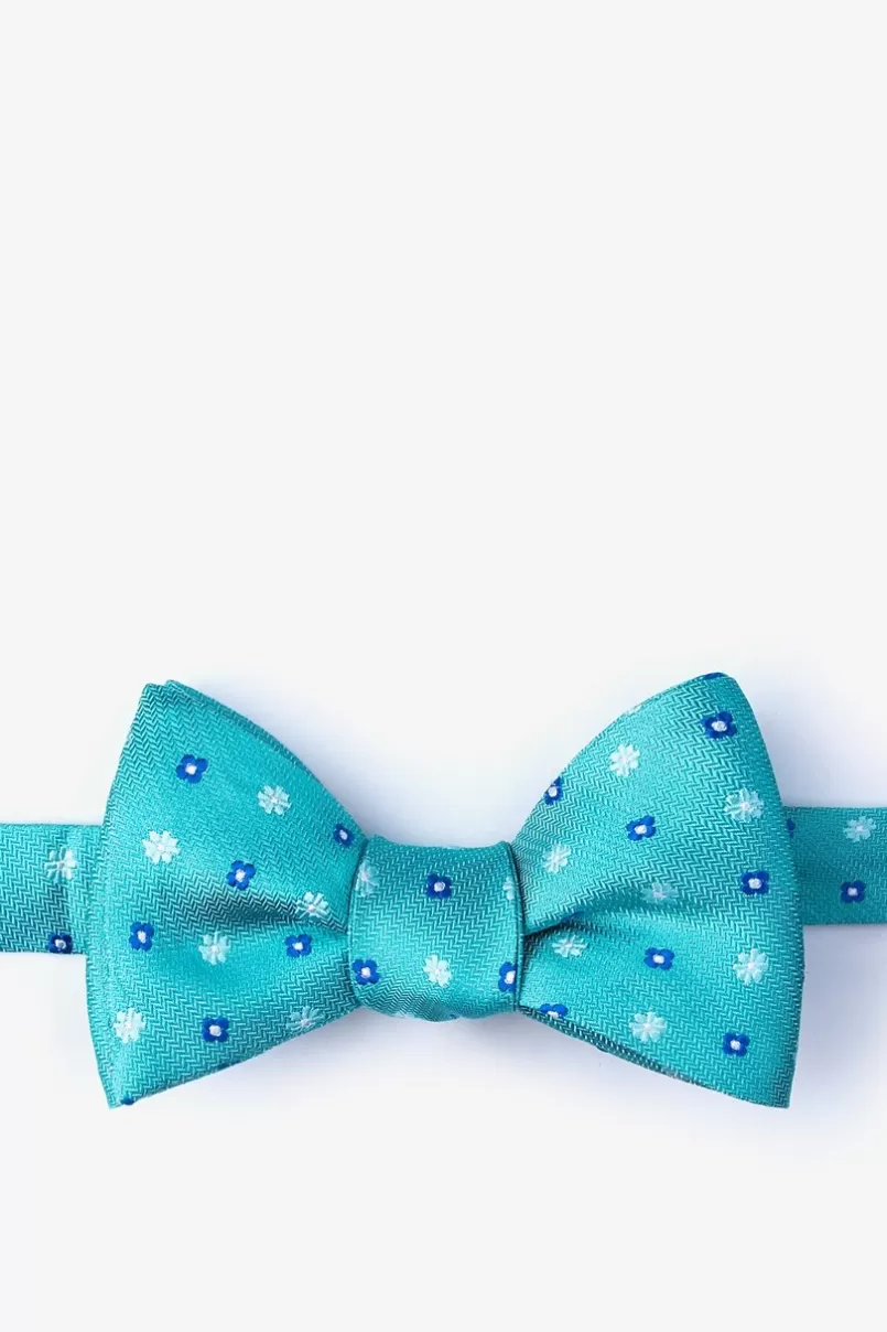 Ties Monkey Teal Self-Tie Bow Tie Online