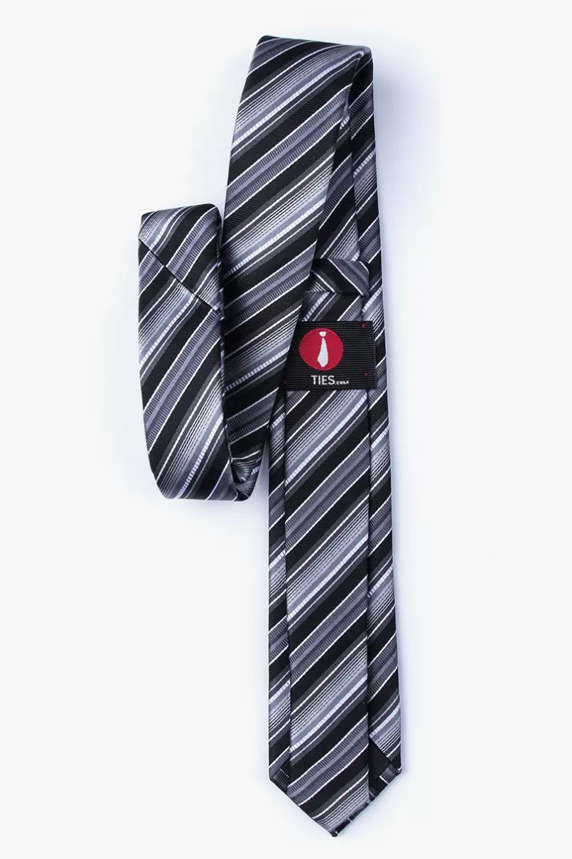 Ties Moy Skinny Tie Black New