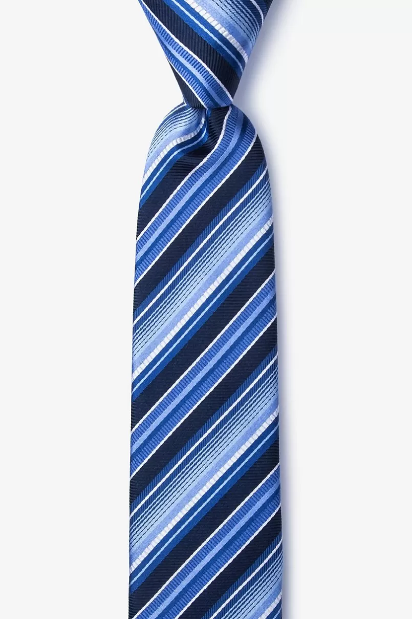 Ties Moy Skinny Tie Blue Best Sale