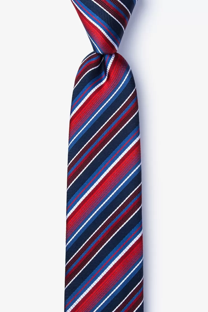 Ties Moy Skinny Tie Red Clearance