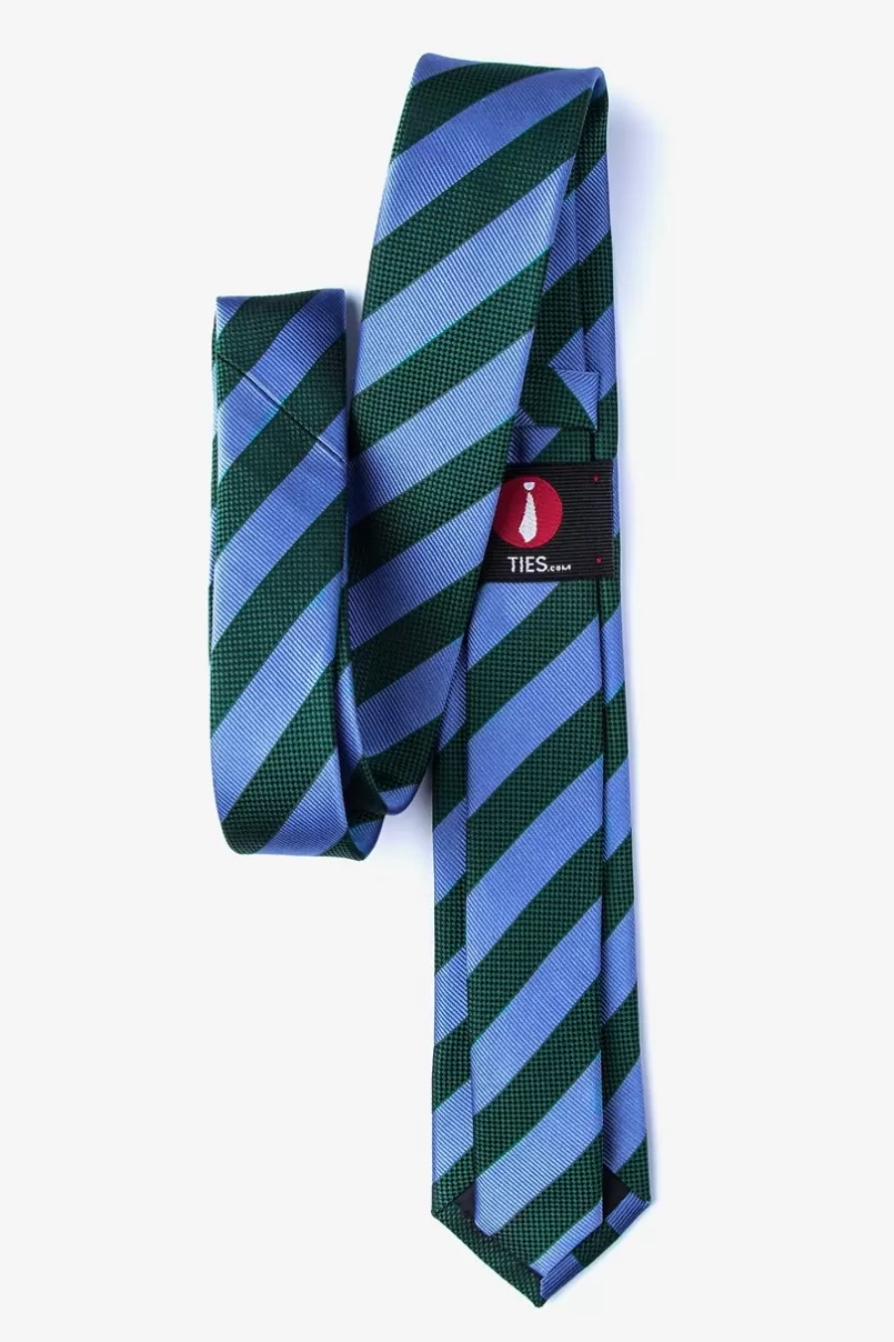 Ties Mulkear Skinny Tie Green Clearance