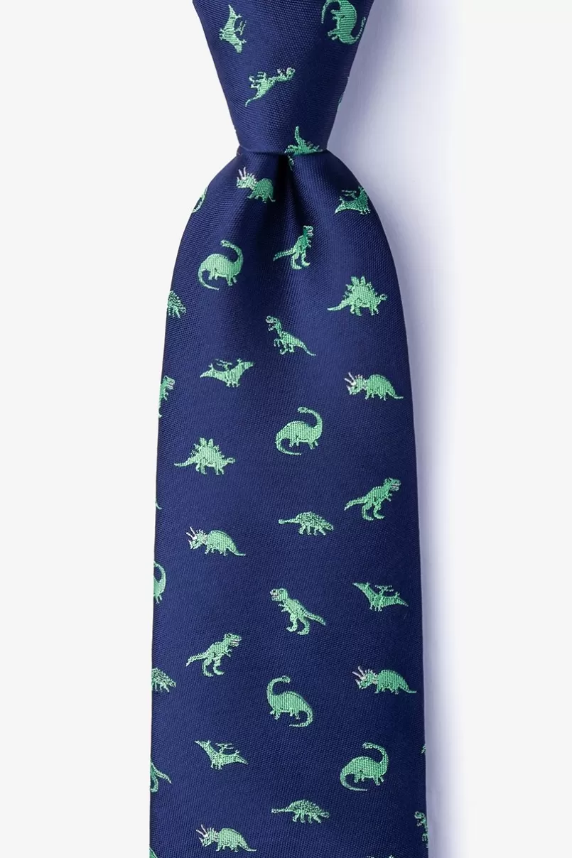 Ties Navy Blue Dinosaurs Roaming Tie NavyBlue Online