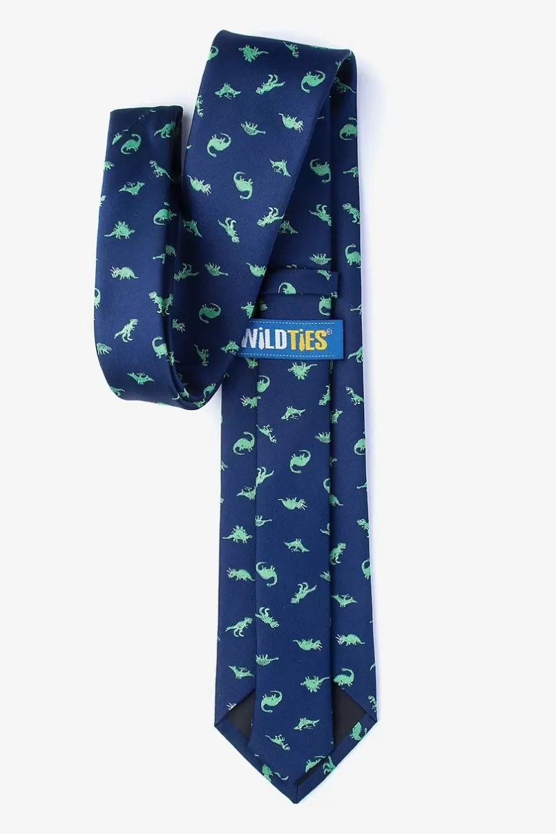 Ties Navy Blue Dinosaurs Roaming Tie NavyBlue Online