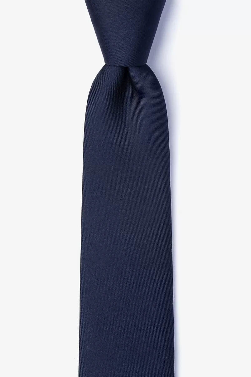 Ties Navy Blue Skinny Tie NavyBlue Cheap