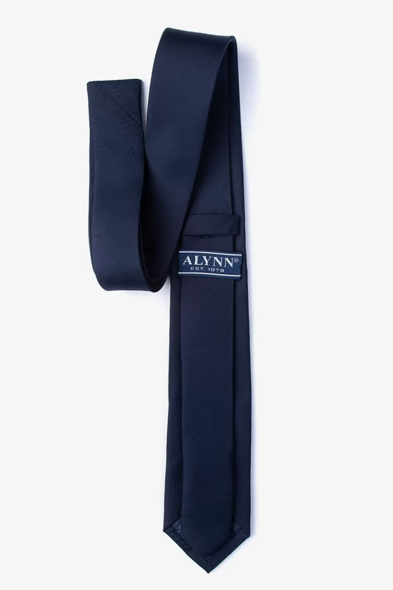 Ties Navy Blue Skinny Tie NavyBlue Cheap