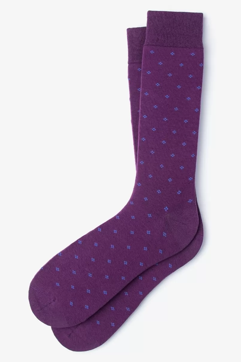 Ties Newton Sock Purple Outlet