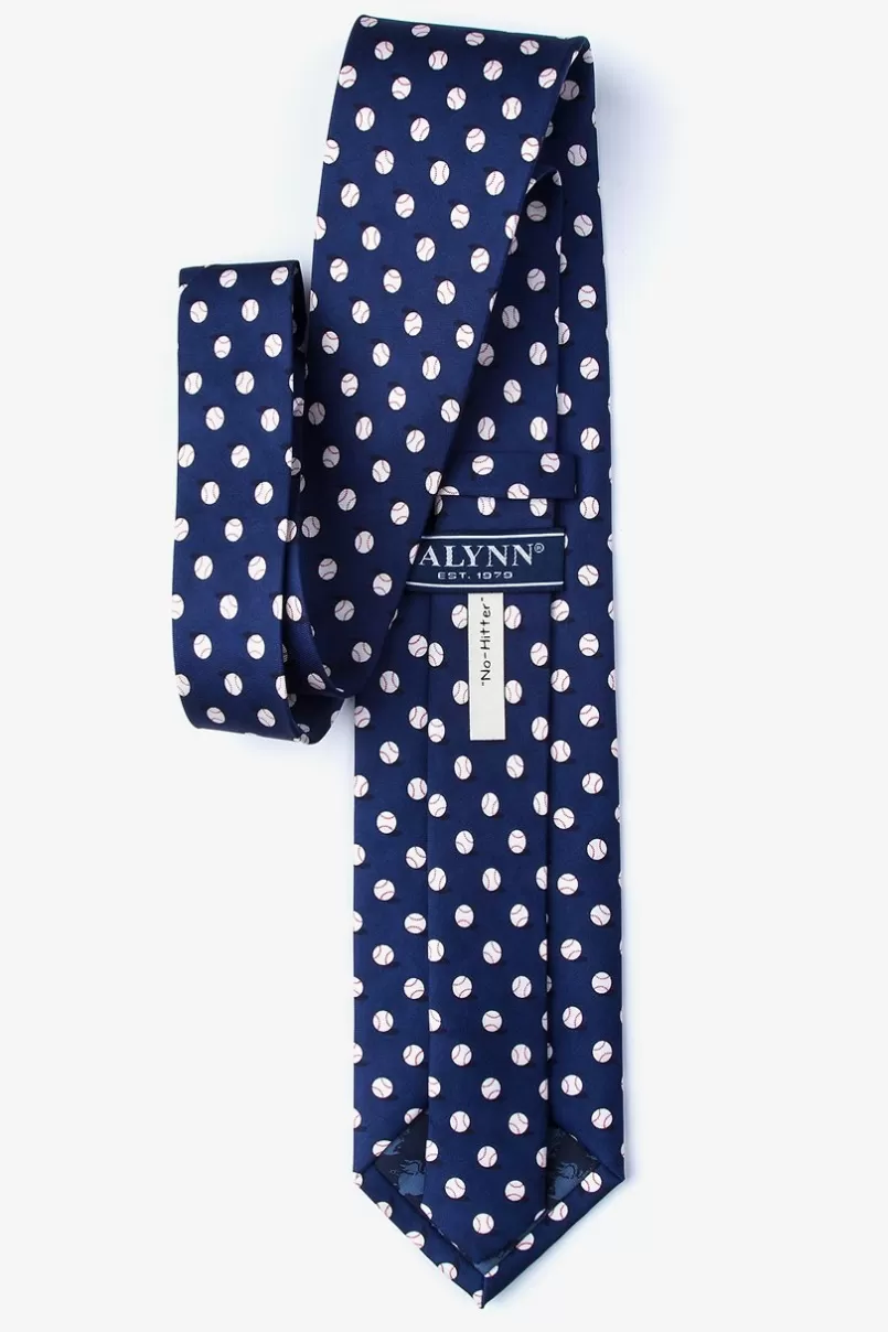 Ties No Hitter Navy Blue Tie Store