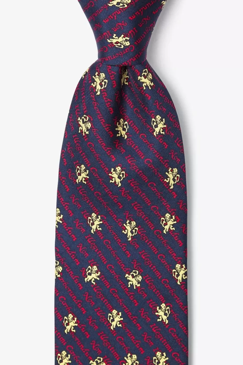 Ties Non Illegitimi Carborundum Navy Blue Tie Store