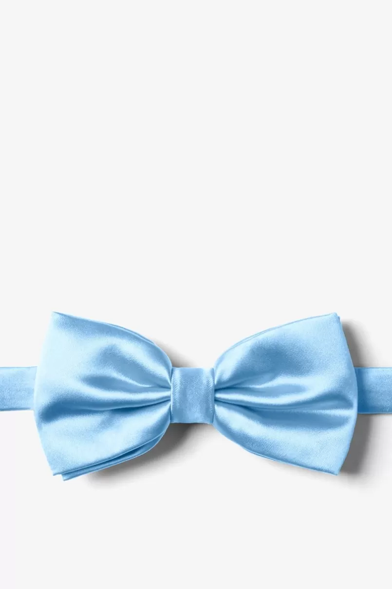 Ties Pale Blue Pre-Tied Bow Tie PaleBlue Outlet