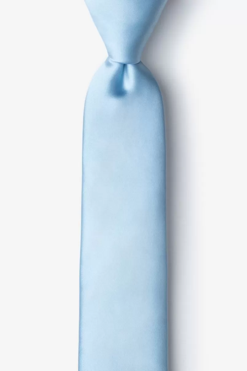 Ties Pale Blue Skinny Tie PaleBlue Shop