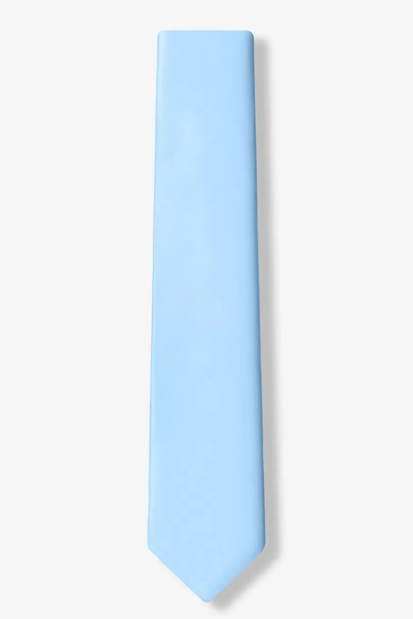 Ties Pale Blue Skinny Tie PaleBlue Shop