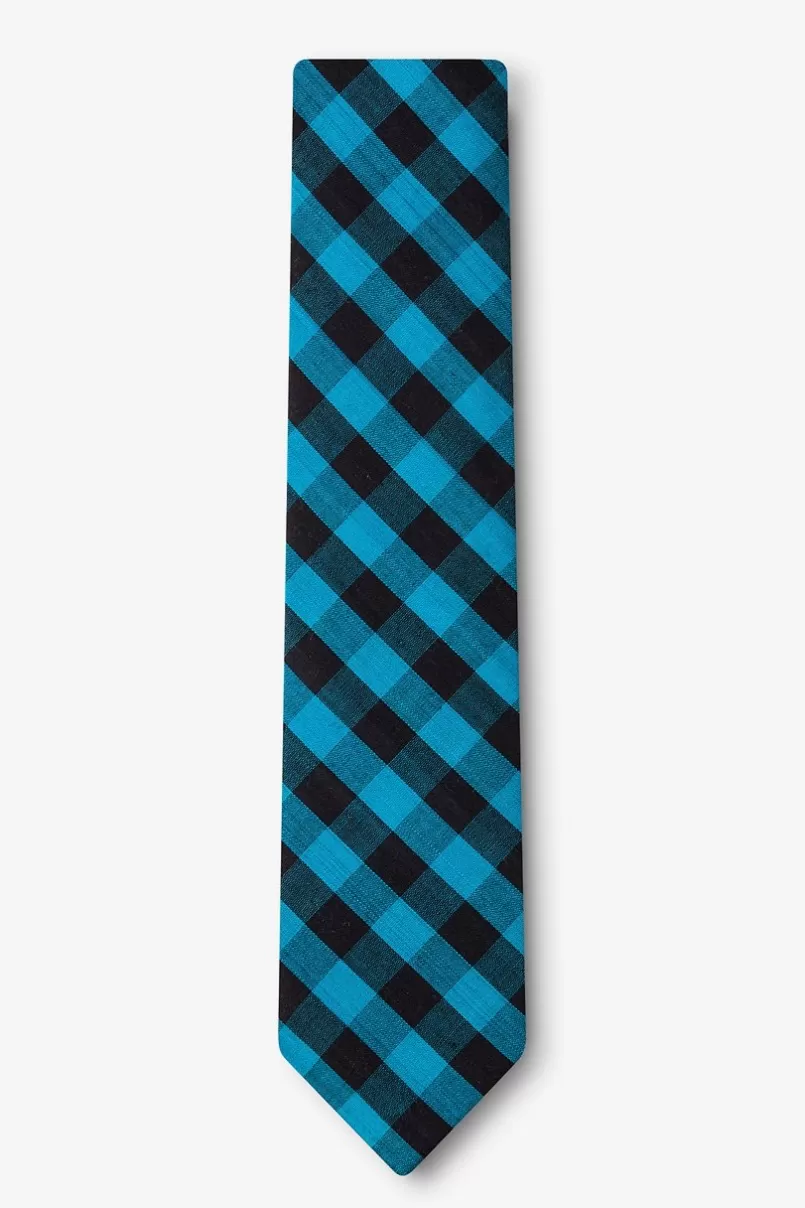 Ties Pasco Skinny Tie Turquoise Clearance