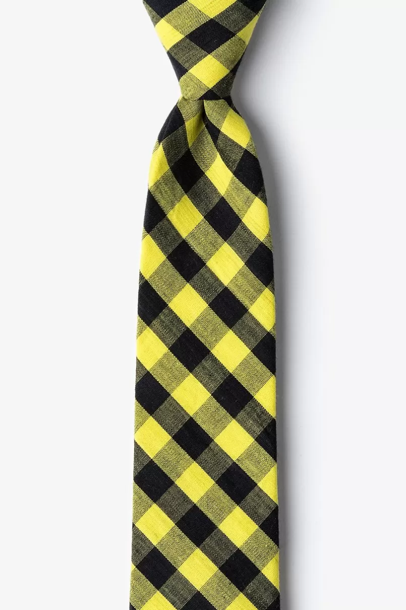 Ties Pasco Skinny Tie Yellow New