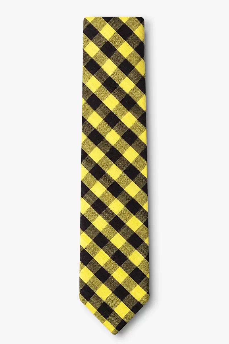 Ties Pasco Skinny Tie Yellow New