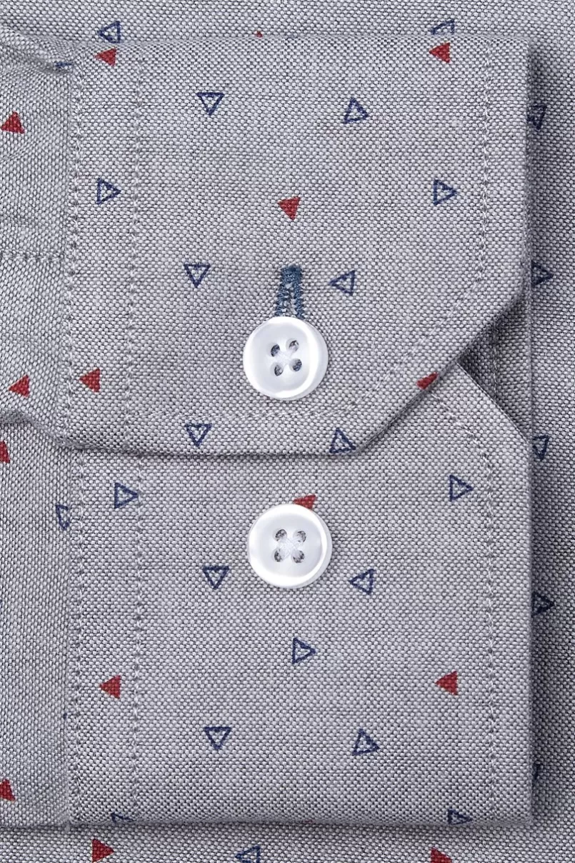 Ties Percy Casual Shirt Gray Store