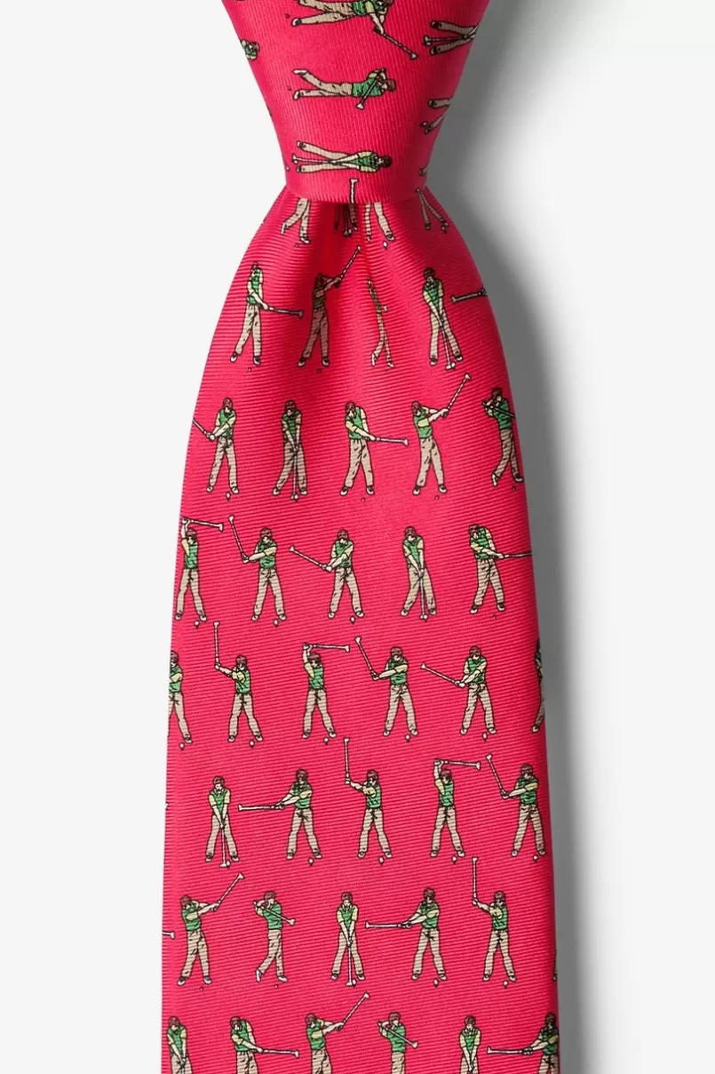 Ties Perfect Swing Red Tie Shop