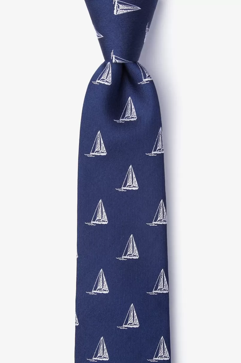 Ties Pier Pressure Navy Blue Skinny Tie Best