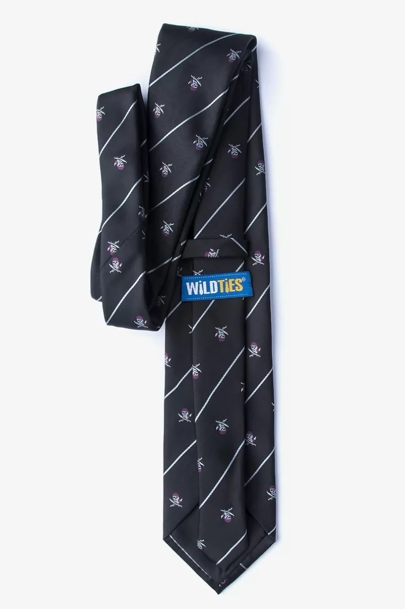 Ties Pirate Skull and Swords Extra Long Tie Black Online