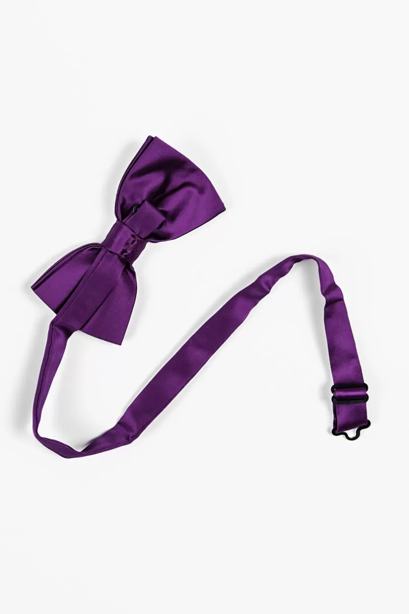 Ties Plum Wine Pre-Tied Bow Tie PlumWine Shop