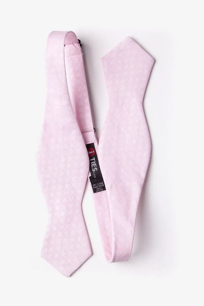 Ties Poway Diamond Tip Bow Tie Pink Clearance