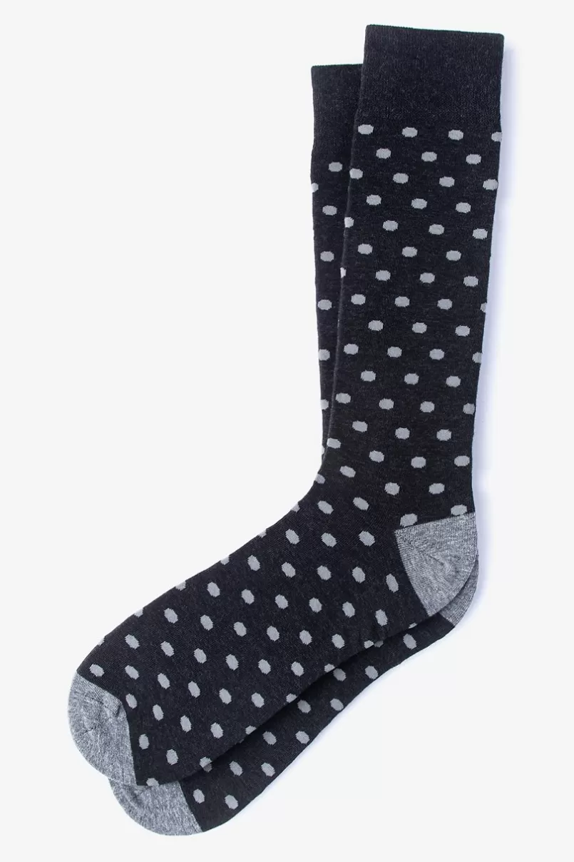 Ties Power Dots Sock Black Shop