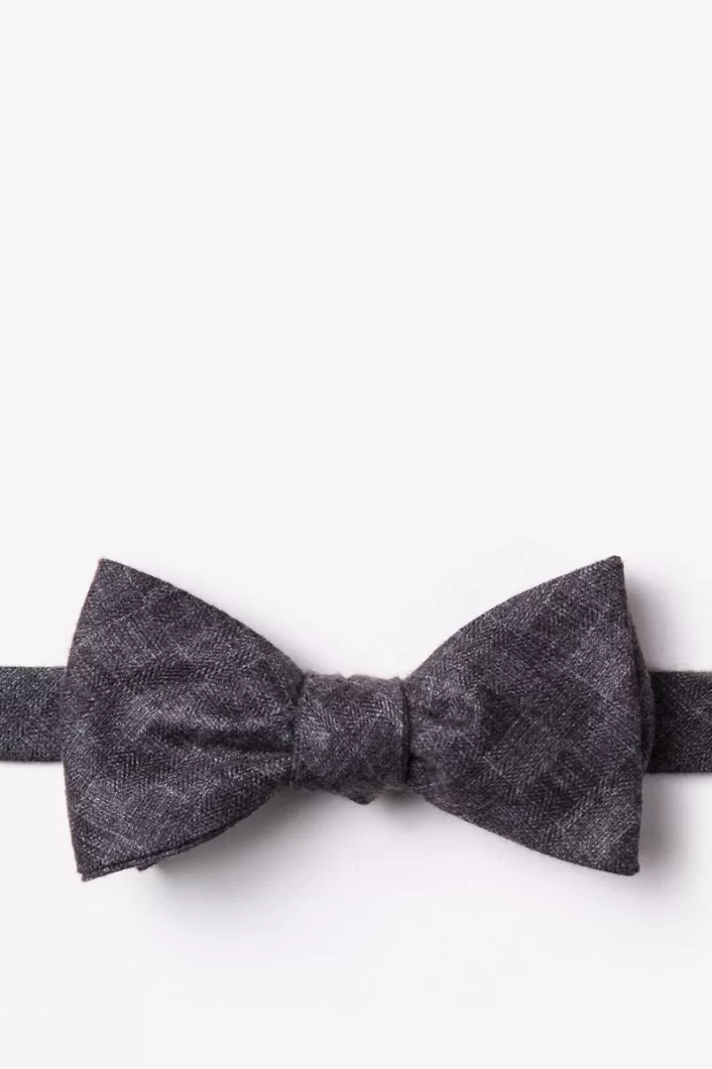 Ties Prescott Self-Tie Bow Tie Charcoal Outlet