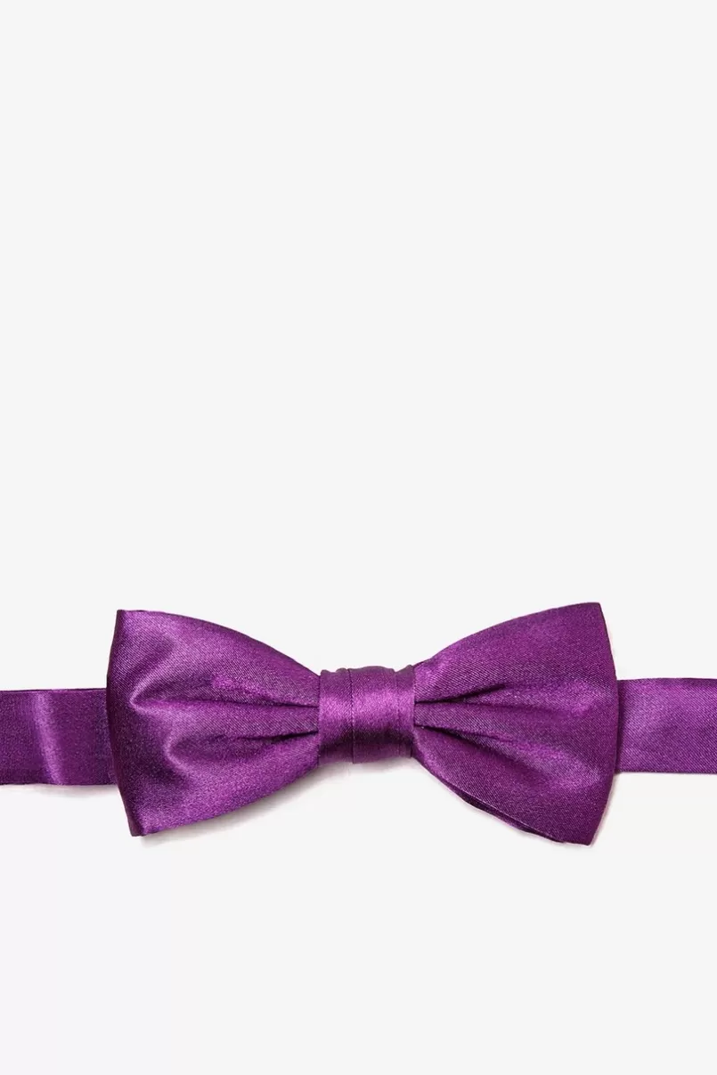 Ties Purple Plum Bow Tie For Boys PurplePlum Flash Sale