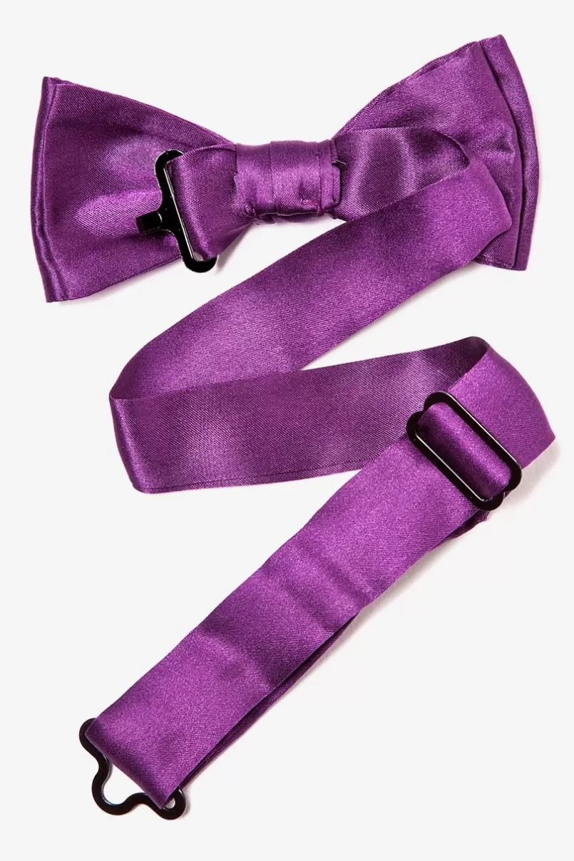 Ties Purple Plum Bow Tie For Boys PurplePlum Flash Sale