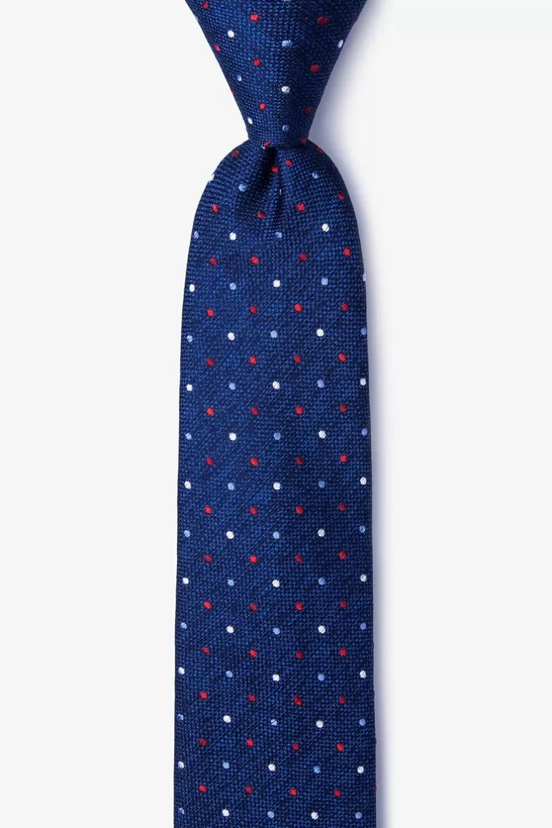 Ties Quinby Red Skinny Tie Cheap