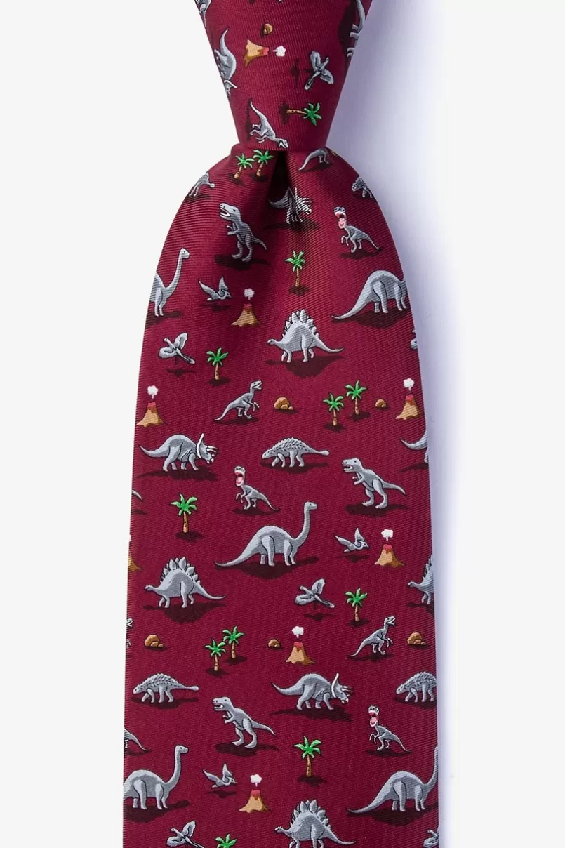 Ties Classic Jurassic Tie Red Shop