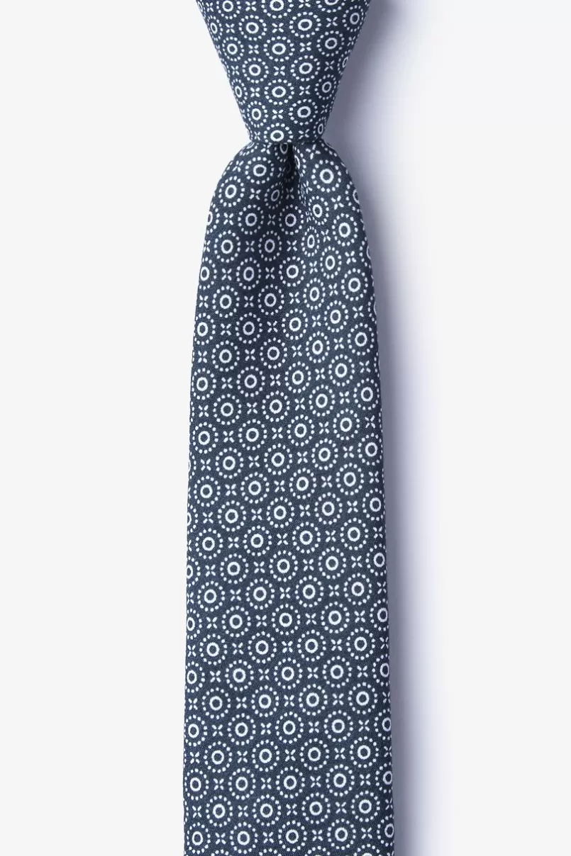 Ties Reynold Navy Blue Skinny Tie Online