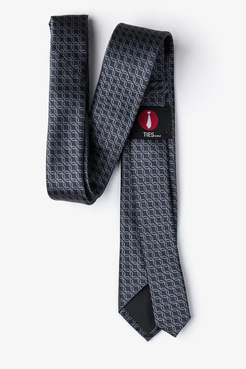 Ties Rhodes Dark Gray Skinny Tie Best Sale