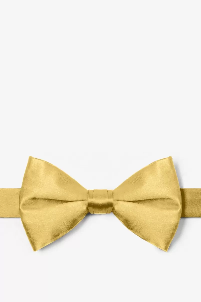 Ties Rich Gold Pre-Tied Bow Tie RichGold Cheap