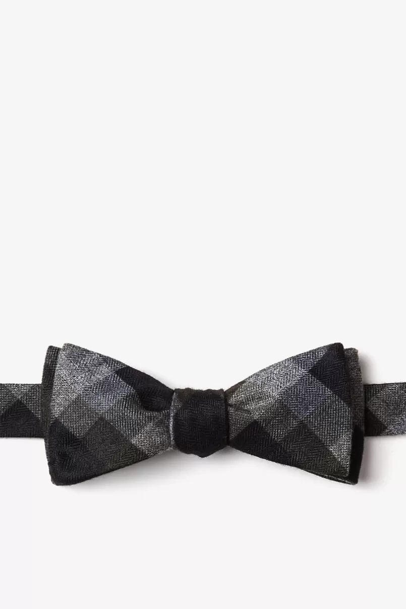 Ties Richland Skinny Bow Tie Black Shop