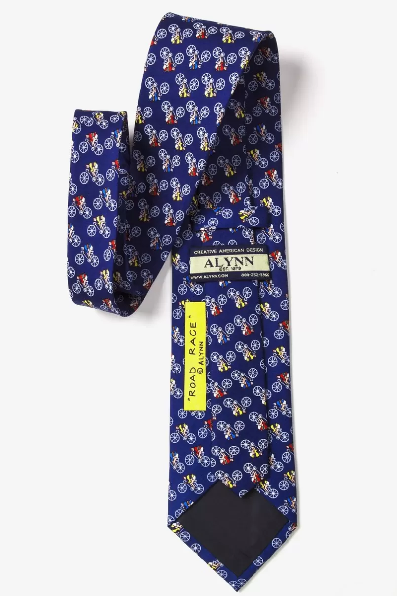 Ties Road Race Navy Blue Tie Cheap