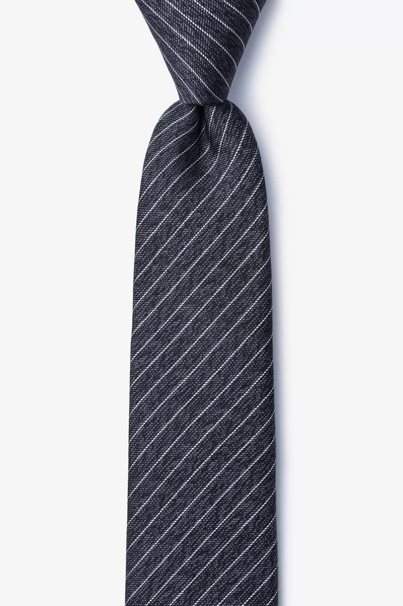 Ties Robe Black Skinny Tie Outlet