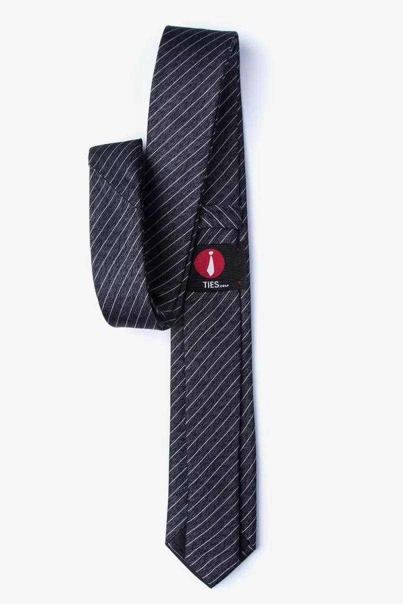 Ties Robe Black Skinny Tie Outlet