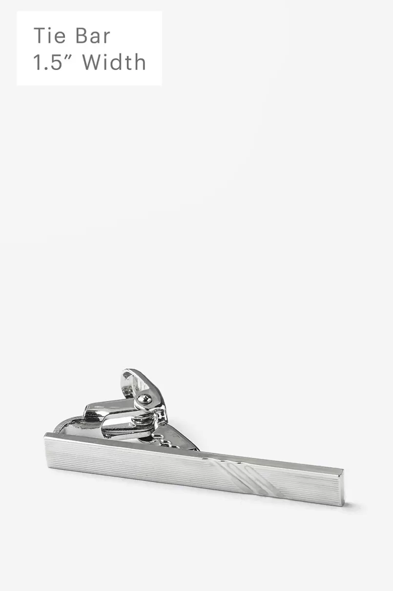 Ties Robinson Silver Tie Bar Flash Sale