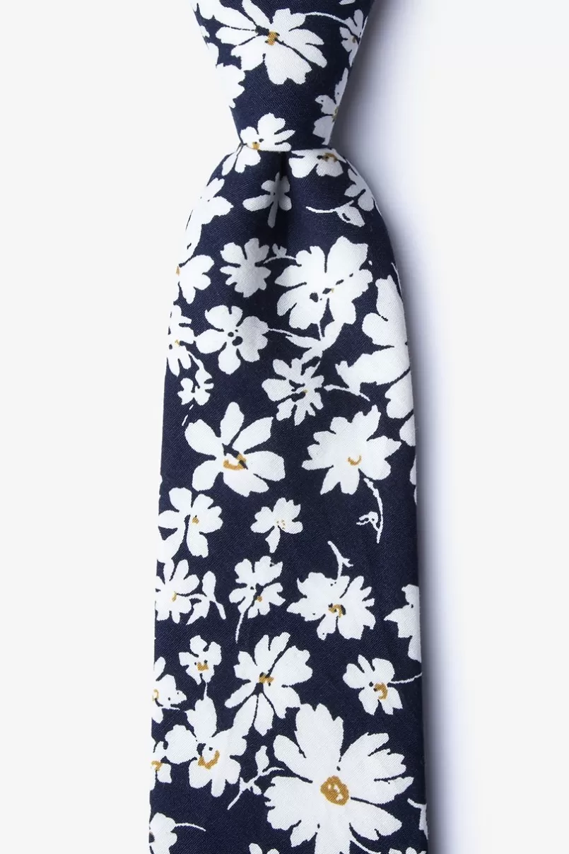 Ties Romeny Navy Blue Tie NavyBlue Store