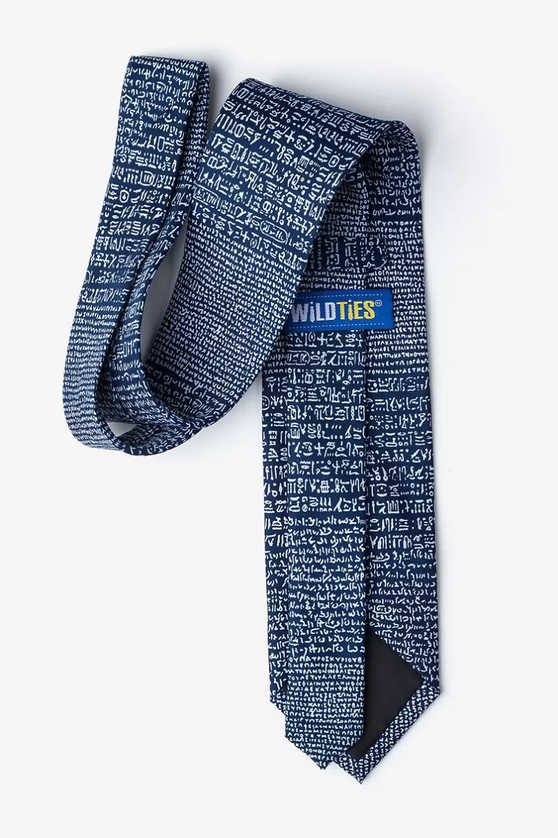 Ties Rosetta Stone Tie Blue Clearance